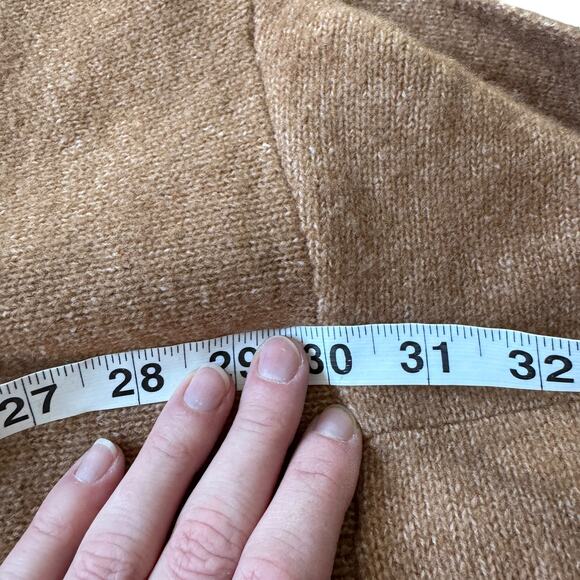NEW Beryll Cropped Cashmere Cardigan Coat Camel - Picture 10 of 10